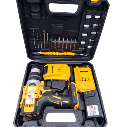 SET DE TALADRO 2 BATERIAS 21V 26 PZ
