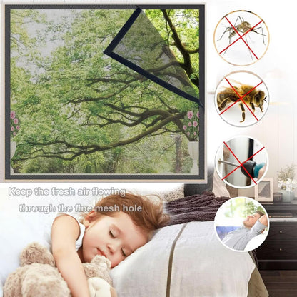 MOSQUITERA MAGNÉTICA DE VENTANA AJUSTABLE