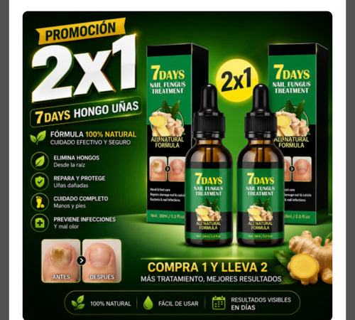7 DAYS - HONGO UÑAS ( 2 x 1 )
